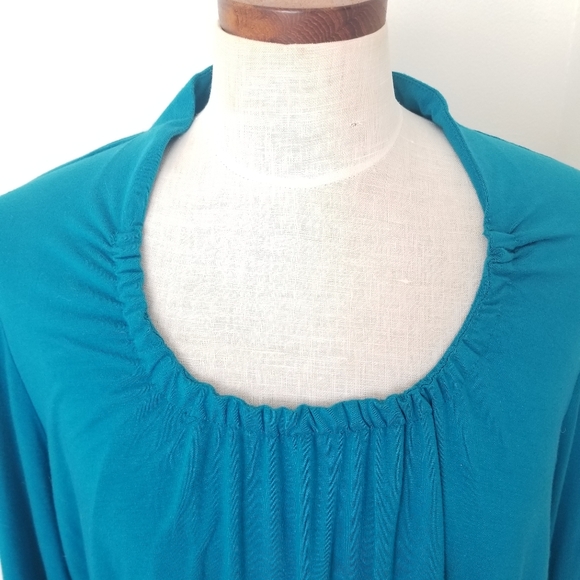 Soft Surroundings Roundneck 3/4 Sleeve Shirt 3X - Picture 2 of 10